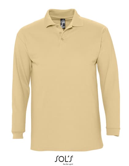 Long Sleeve Polo Winter II — Sand