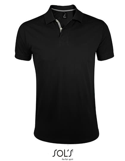 Men´s Polo Shirt Portland — Black