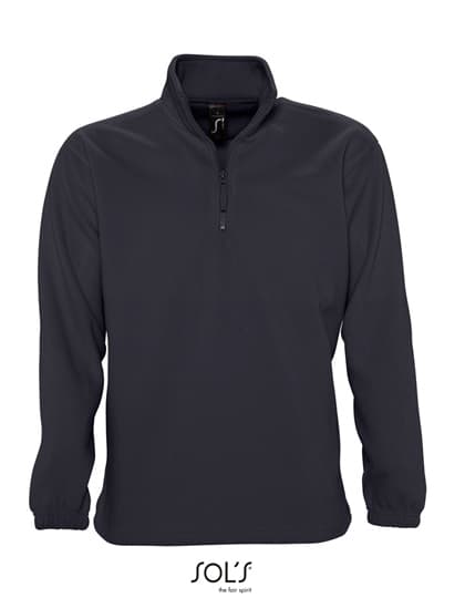 Half-Zip Fleece Ness — Charcoal Grey (Solid)