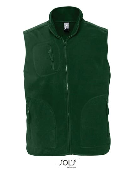 Unisex Fleece Vest Norway — Fir Green