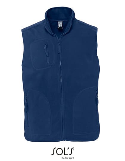 Unisex Fleece Vest Norway — Navy