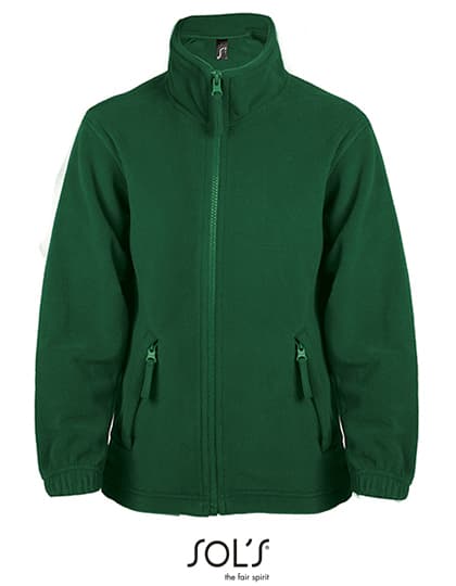 Kids´ Fleecejacket North — Fir Green