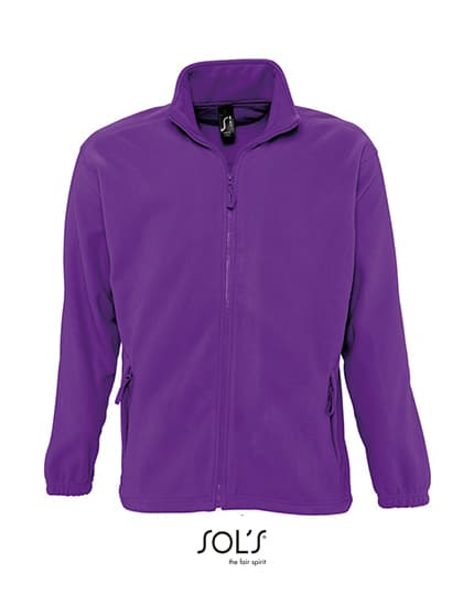 Fleecejacket North — Dark Purple