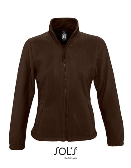 Women´s Fleece Jacket North — Dark Chocolate
