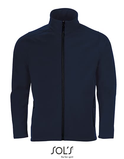 Men´s Softshell Zip Jacket Race — French Navy