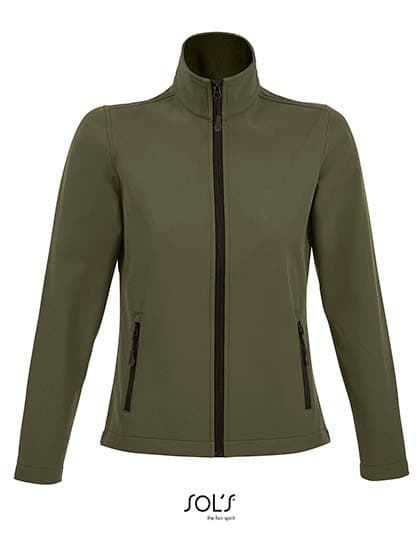 Women´s Softshell Zip Jacket Race — Army
