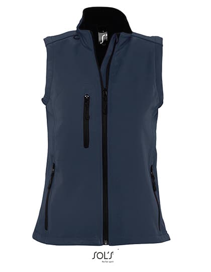 Women´s Sleeveless Softshell Rallye — French Navy