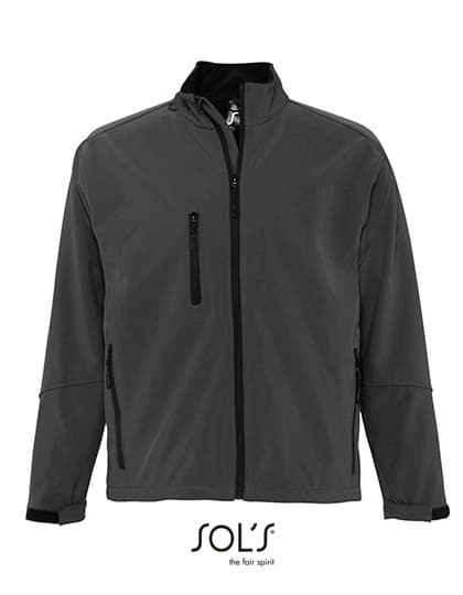 Men´s Softshell Jacket Relax — Charcoal Grey (Solid)