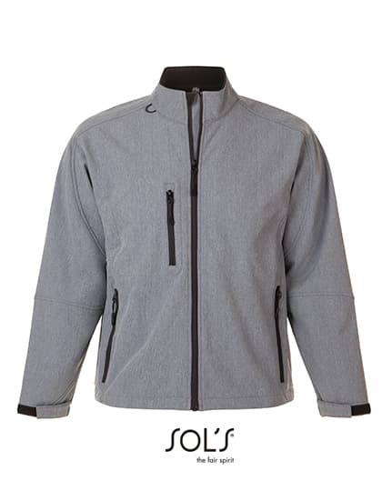 Men´s Softshell Jacket Relax — Grey Melange