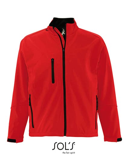 Men´s Softshell Jacket Relax — Pepper Red