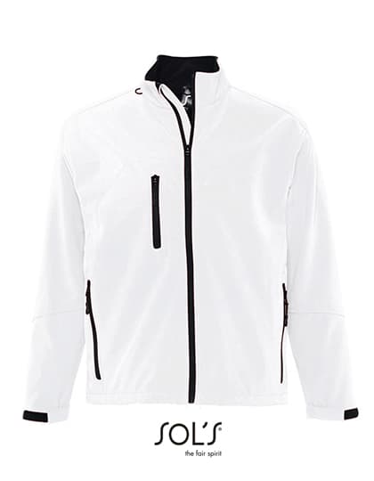 Men´s Softshell Jacket Relax — White
