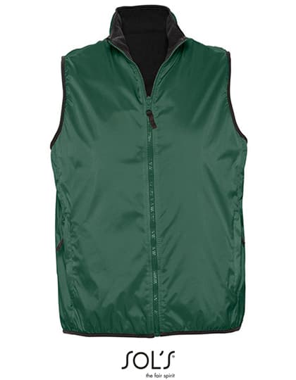 Unisex Reversible Bodywarmer Winner — Forest Green