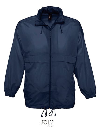 Unisex Windbreaker Surf Jacket — Navy