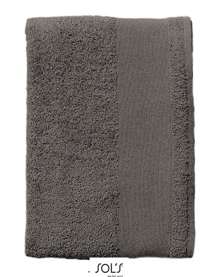Bath Sheet Island 100 — Dark Grey (Solid)