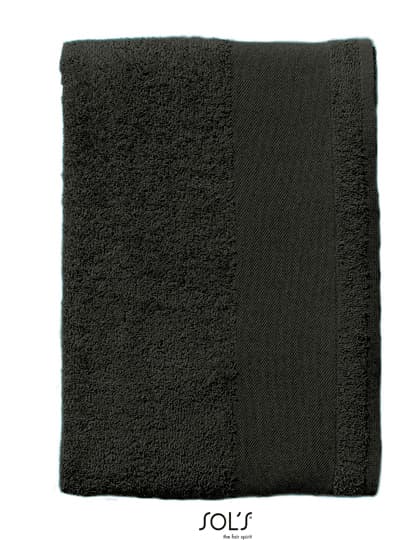Hand Towel Bayside 50 — Dark Grey (Solid)