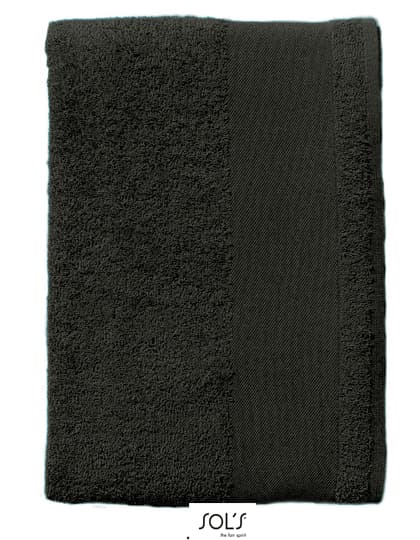 Bath Sheet Bayside 100 — Dark Grey (Solid)