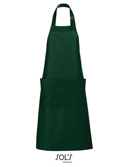 Long Apron Gala — Bottle Green