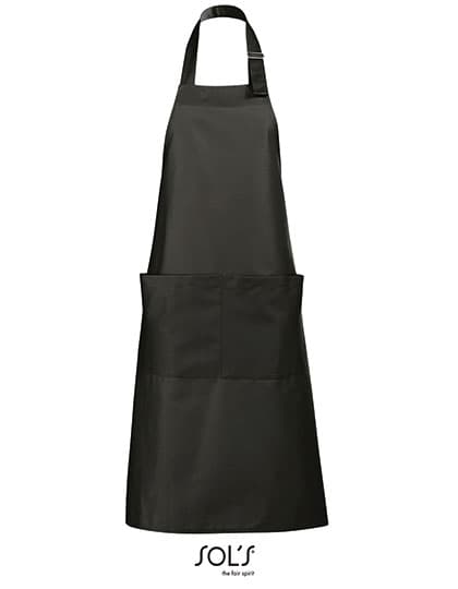 Long Apron Gala — Dark Grey (Solid)