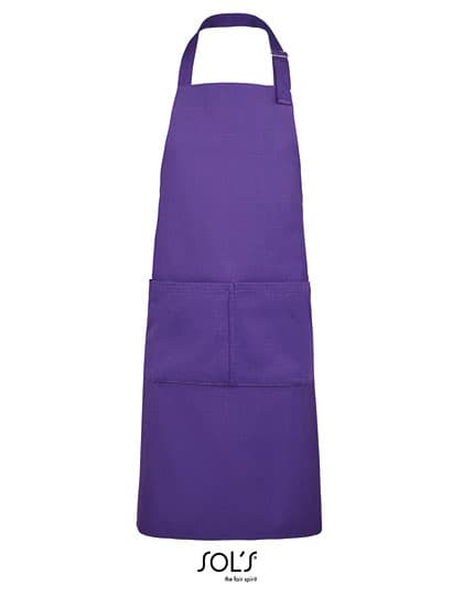 Long Apron Gala — Dark Purple