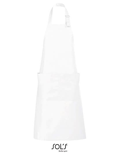 Long Apron Gala — White
