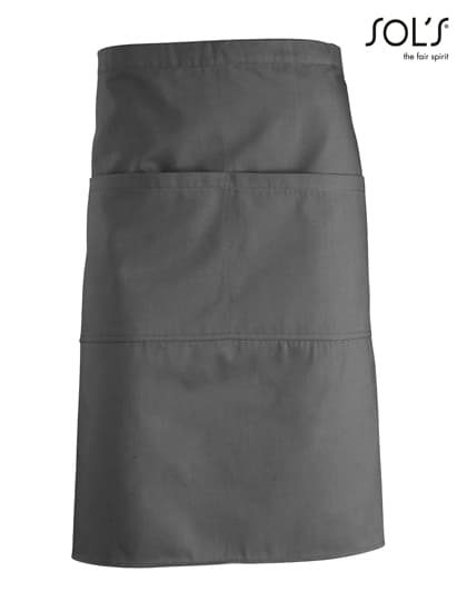Medium Apron Greenwich — Dark Grey (Solid)