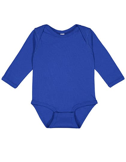 Infant Fine Jersey Long Sleeve Bodysuit — Royal