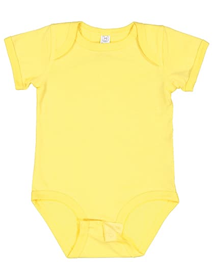 Infant Fine Jersey Short Sleeve Bodysuit — Butter