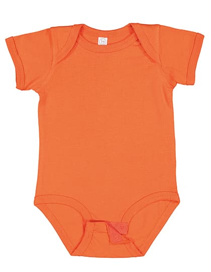 Infant Fine Jersey Short Sleeve Bodysuit — Orange