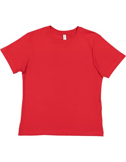 Youth Fine Jersey T-Shirt — Red