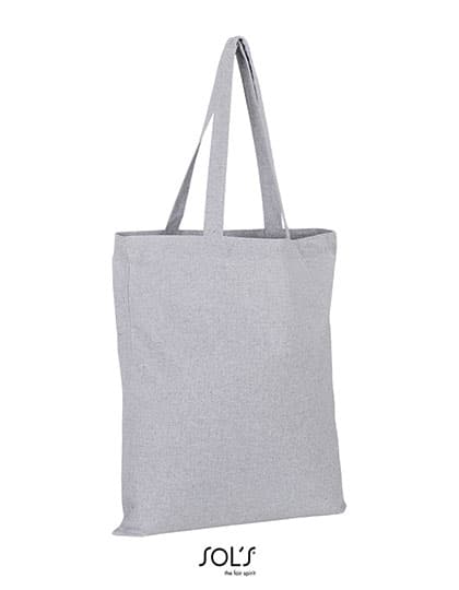Awake Recycled Shopping Bag — Grey Melange
