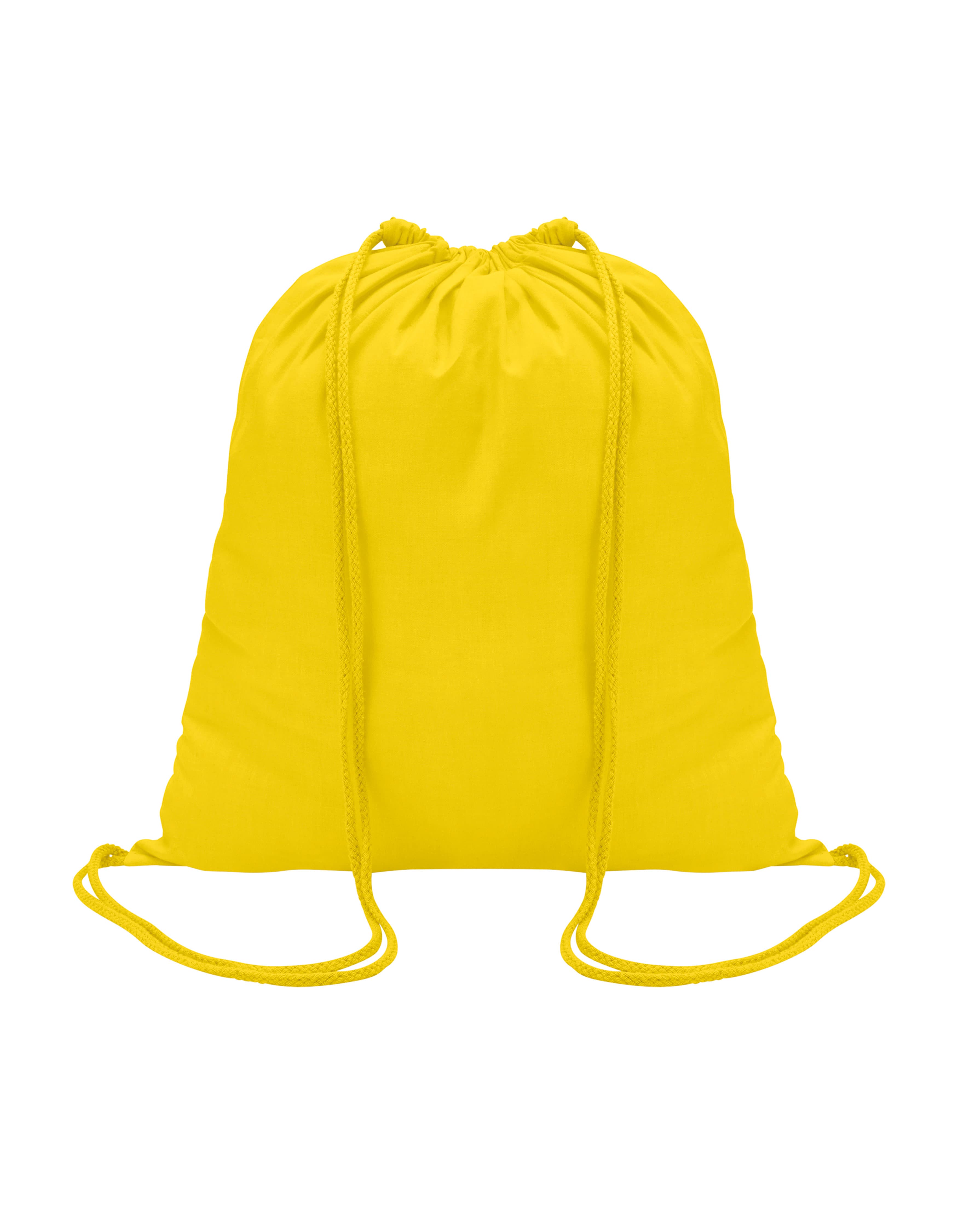 Drawstring Backpack Genova — Lemon