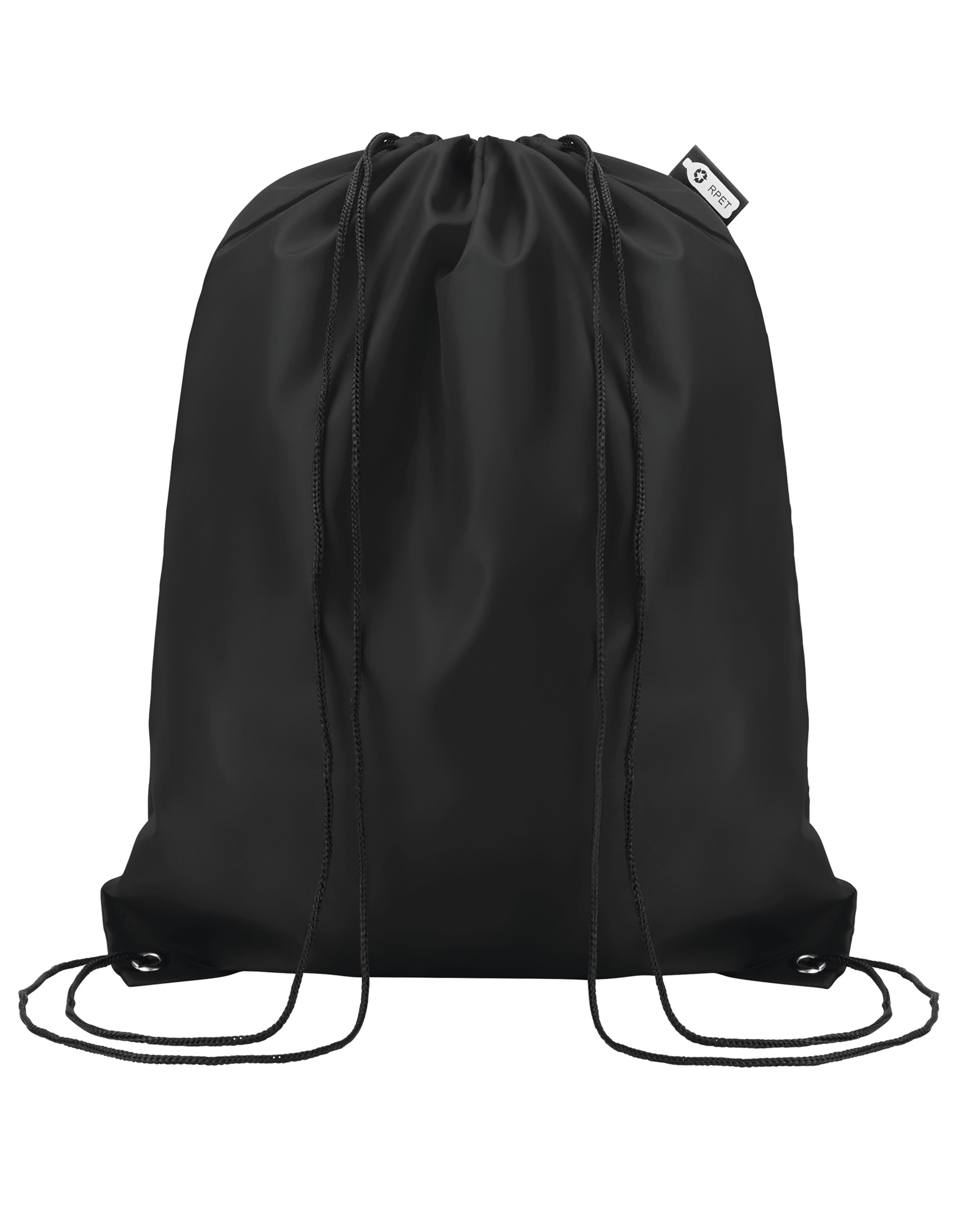 Drawstring Backpack Conscious — Black