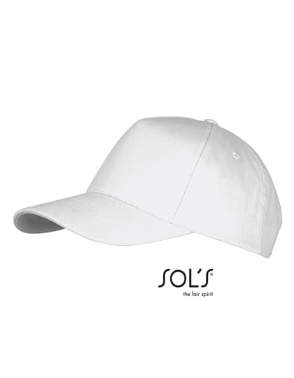 Five Panels Cap Long Beach — White