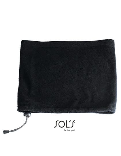 Fleece Neck/Head Warmer Blizzard — Black