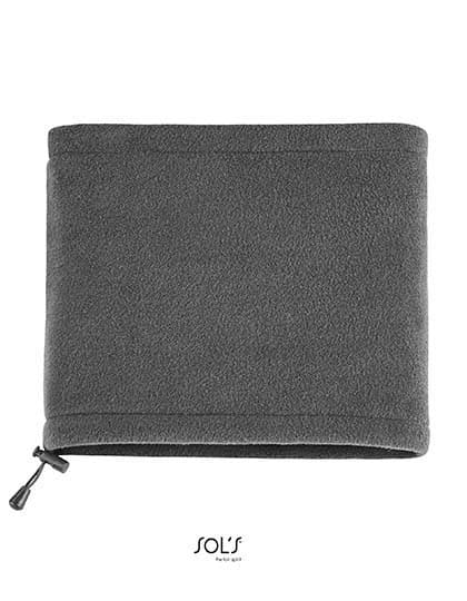 Fleece Neck/Head Warmer Blizzard — Charcoal Grey (Solid)