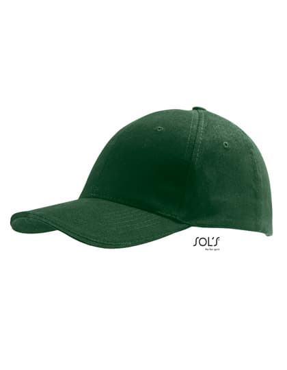 Six Panel Cap Buffalo — Bottle Green