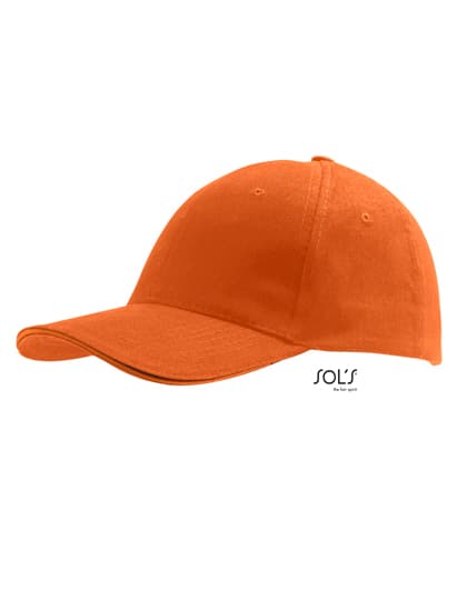 Six Panel Cap Buffalo — Orange