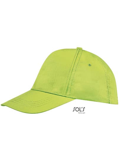 Five Panel Cap Buzz — Apple Green