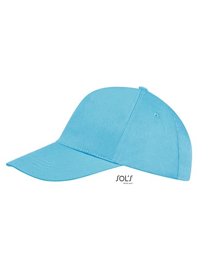 Five Panel Cap Buzz — Atoll Blue