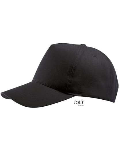 Five Panel Cap Buzz — Black