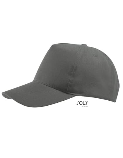 Five Panel Cap Buzz — Dark Grey (Solid)