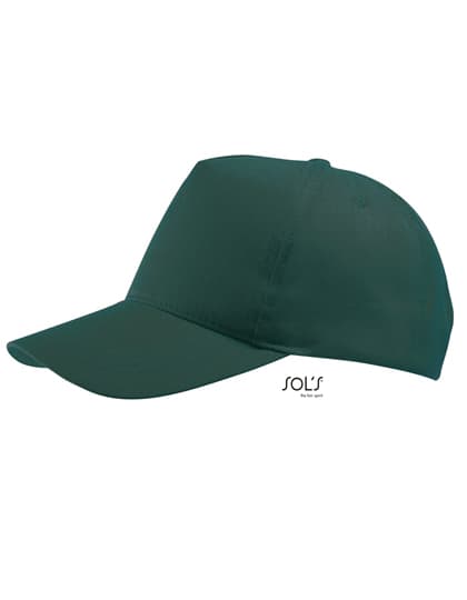 Five Panel Cap Buzz — Forest Green