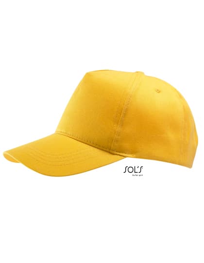 Five Panel Cap Buzz — Gold