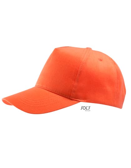 Five Panel Cap Buzz — Orange