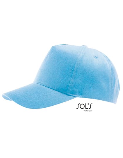 Five Panel Cap Buzz — Sky Blue