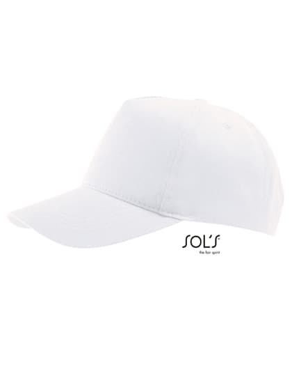 Five Panel Cap Buzz — White