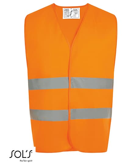Unisex Secure Pro Safety Vest — Neon Orange