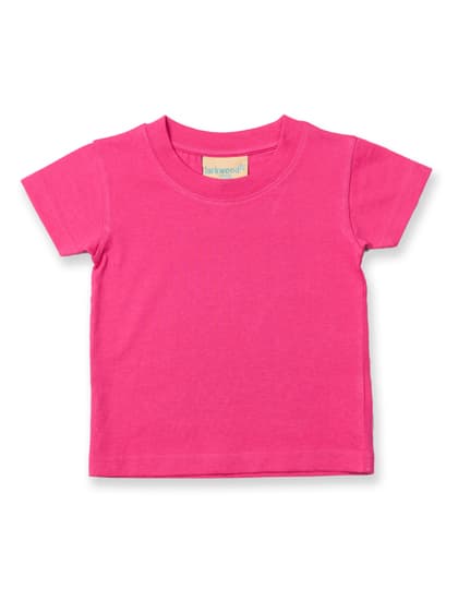 Baby-Kids Crew Neck T-Shirt — Fuchsia