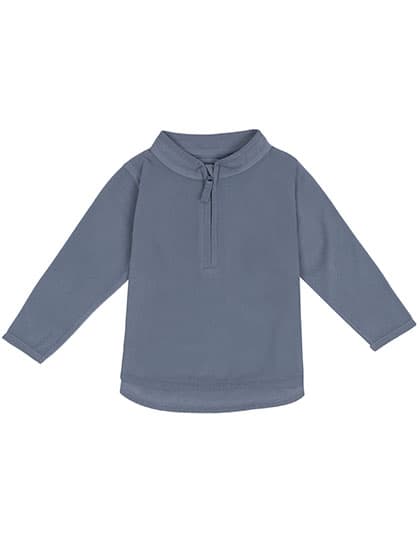 1/2 Zip Lightweight Fleece — Stone Blue