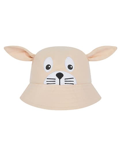 Character Bucket Hat — Light Brown Bunny